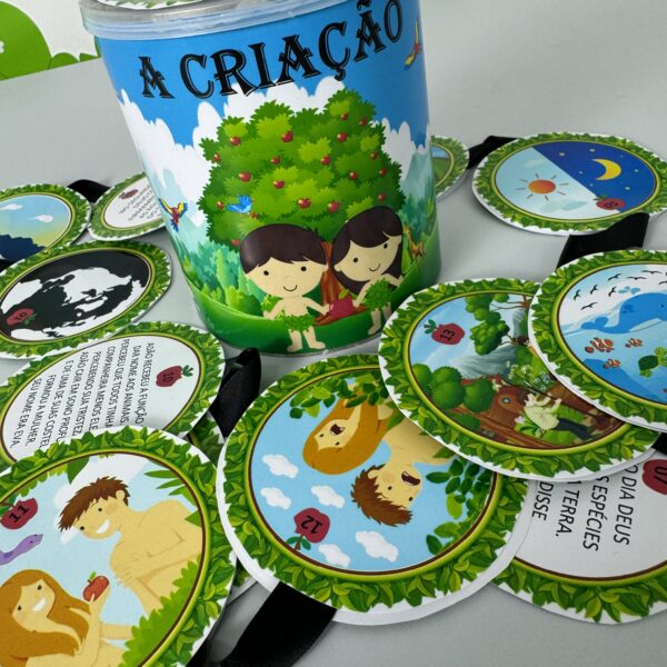 História na lata A Criação