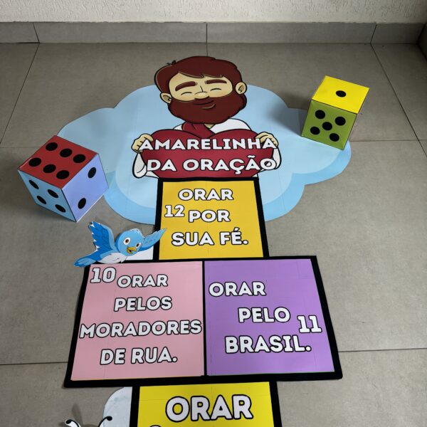 Dinâmica amarelinha da oração