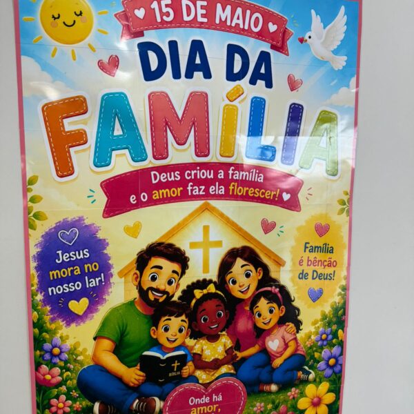 💖 Cartaz “Família Bênção de Deus”